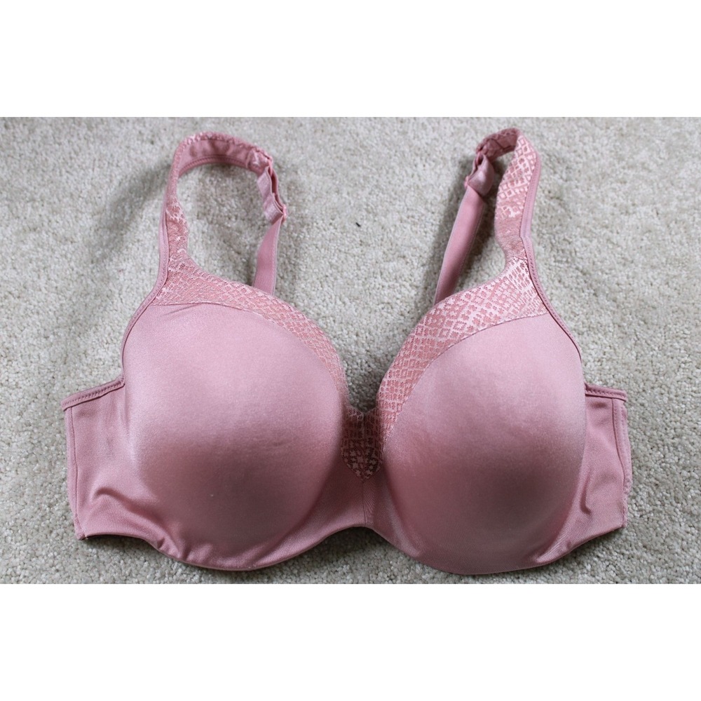 Playtex Womens Full Coverage Bra With‎ Comfort Straps Size 38D Pink